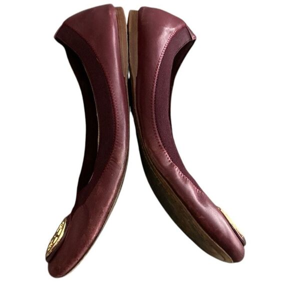 Tory Burch Bordeaux Caroline’s Flats, Ballet Flats.  9.5 - Picture 8 of 11
